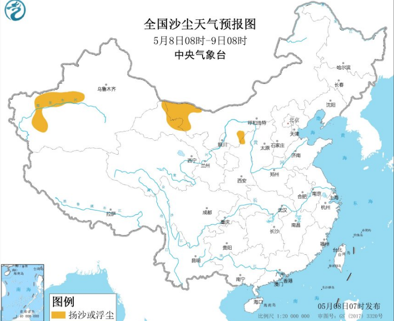  全国雾霾预报：河北辽宁等地出现沙尘