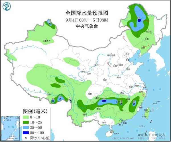 东北地区将现9月同期罕见强风雨 北方昼夜温差拉大