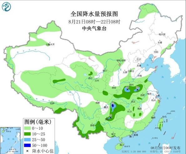 未来三天广西云南等地将持续有降雨 江淮一带有暴雨