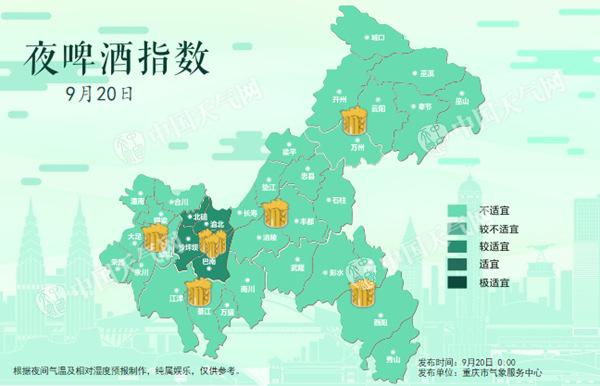 重庆阴雨频繁气温低迷 “打望”“夜啤酒”受影响