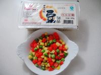 三色豆腐浓汤的做法步骤1