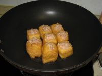 油豆腐塞肉的做法步骤5