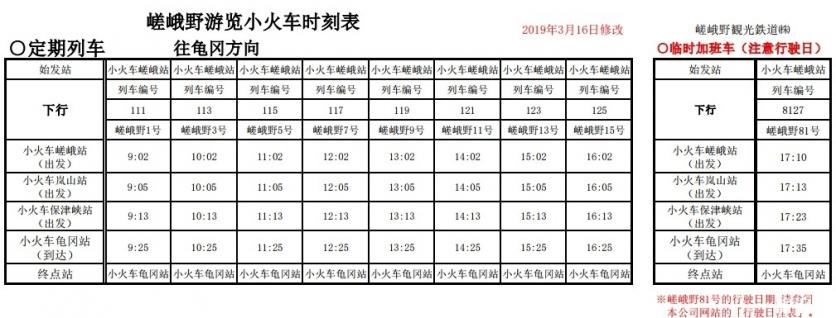 日本岚山小火车攻略 岚山小火车门票可以到那里买么