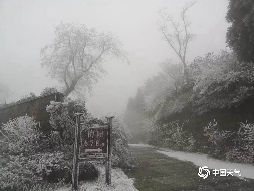 寒潮来袭 江西北部多地降今冬初雪