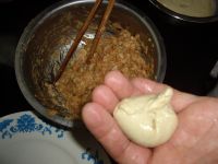 水面筋塞肉的做法步骤5