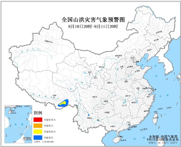 山洪灾害预警 西藏贵州等局地