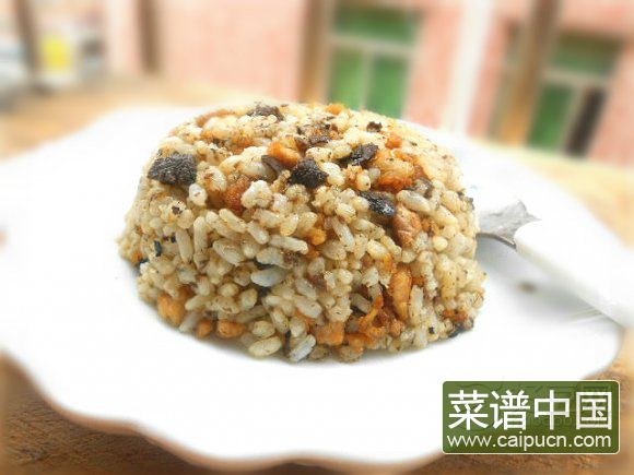 橄榄菜肉沫炒饭
