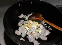 四季豆炒回锅肉的做法步骤4