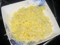 三文鱼炒饭的做法步骤5