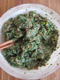 荠菜猪肉水饺的做法步骤7