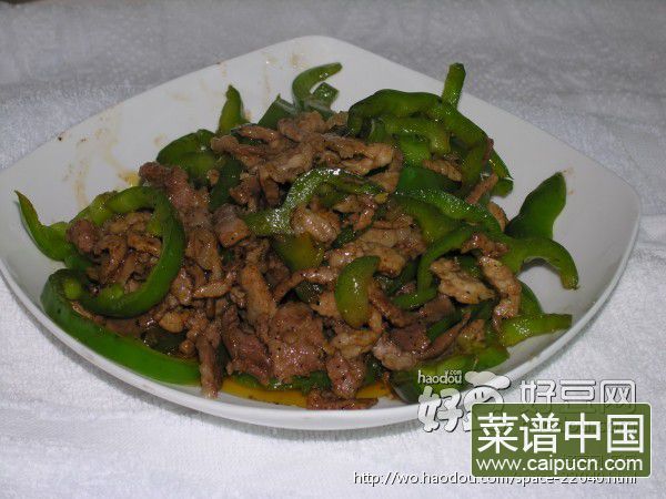 青椒炒肉丝