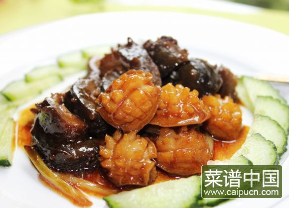 葱烧海参小鲍鱼