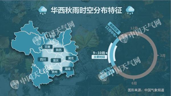 四川黄淮等有大到暴雨 气温低迷秋意渐浓