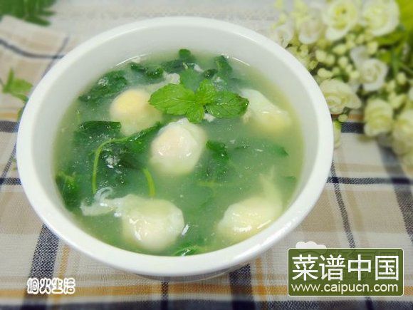 薄荷鸽蛋汤
