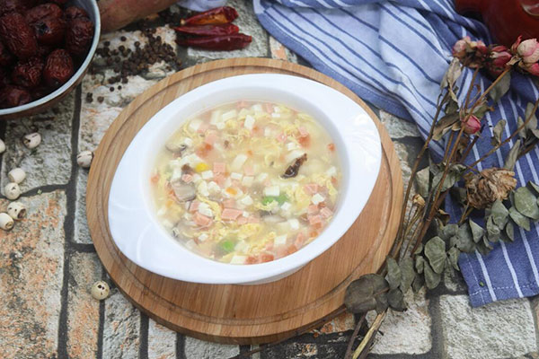五彩鸡蛋豆腐羹的做法 怎么做五彩鸡蛋豆腐羹