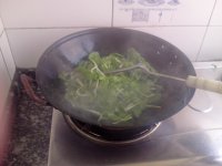 青菜鸡蛋炒面的做法步骤5