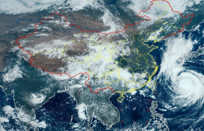 10号台风海神实时路径图最新发布 台风海神已加强至17级