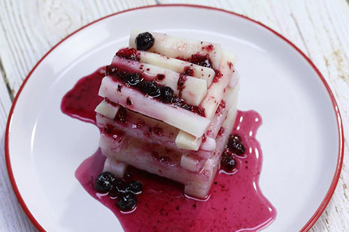 蓝莓山药的做法 蓝莓山药怎么做