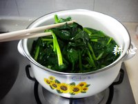 银鱼菠菜汤的做法步骤2