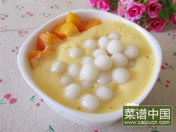 芒果酸奶小圆子