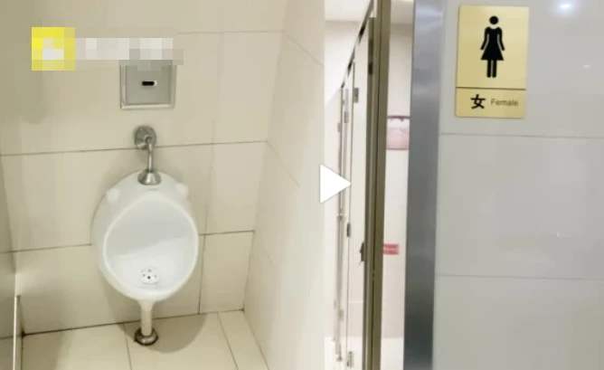 商场回应女厕设男童便池