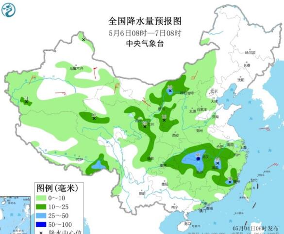 冷空气来袭华北黄淮降温4～10℃ 南方多地有大到暴雨出现