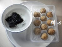 发菜贡丸汤的做法步骤1