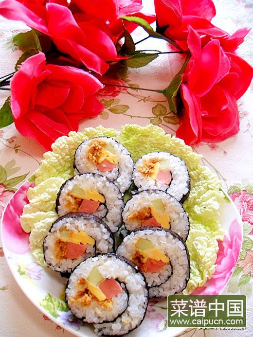 芝士肉松寿司—米饭的华丽升级