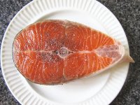 紫姜香茅三文鱼的做法步骤1