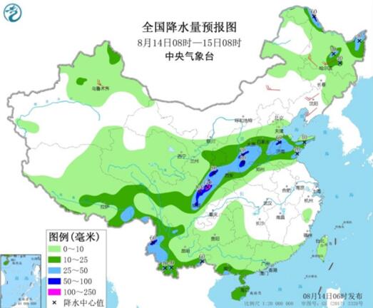 华北东北仍将持续强降雨 南方开启烧烤模式37℃以上