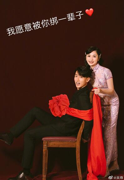 吴尊林丽吟婚纱照曝光 各种类型婚纱照美出天际