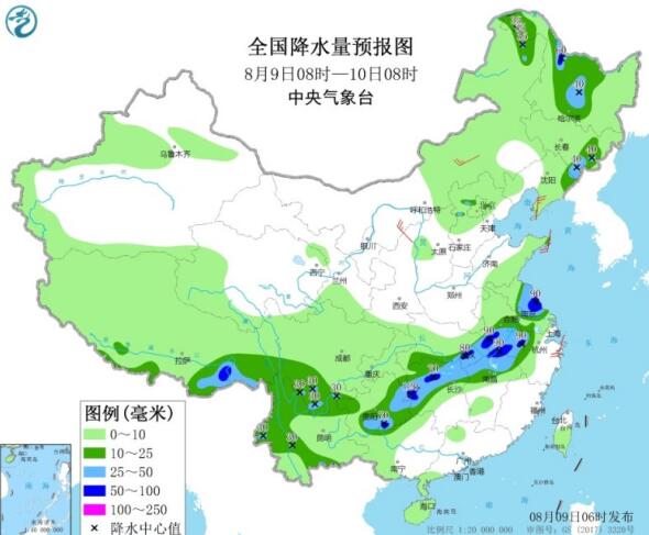 周末江汉江淮等地持续大暴雨 江南华南伴有35℃以上高温