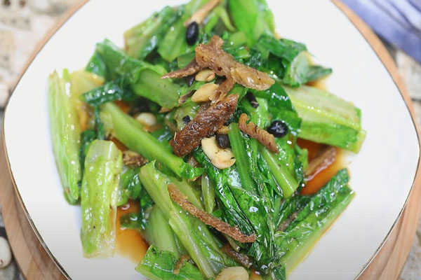 豆豉鲮鱼油麦菜的做法 豆豉鲮鱼油麦菜怎么做