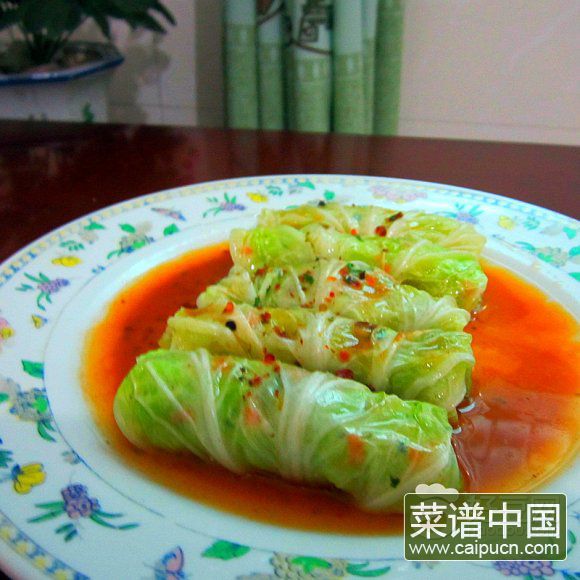 熟馅白菜卷