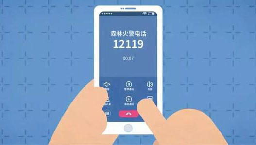 森林火灾的电话号码