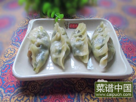 鸡蛋韭菜蒸饺#新鲜从这里开始#