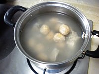 发菜贡丸汤的做法步骤4