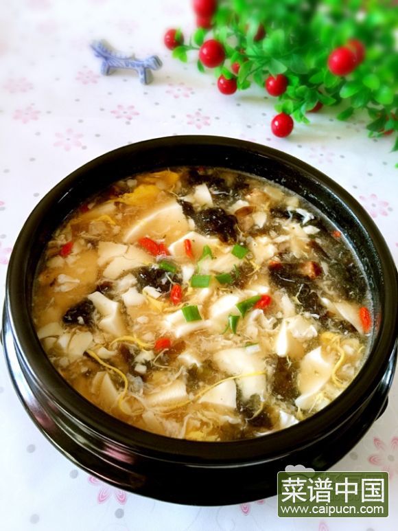 酸辣豆腐汤