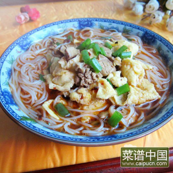 鸡肝鸡蛋汤粉