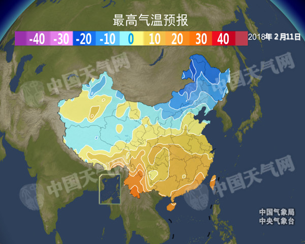 下周全国回暖 除夕前江南最高温达20℃