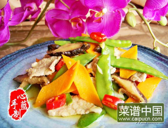 家常五彩荤素小炒