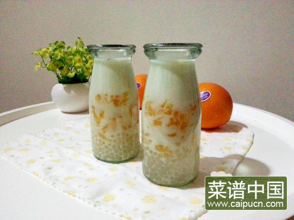 橙肉西米露