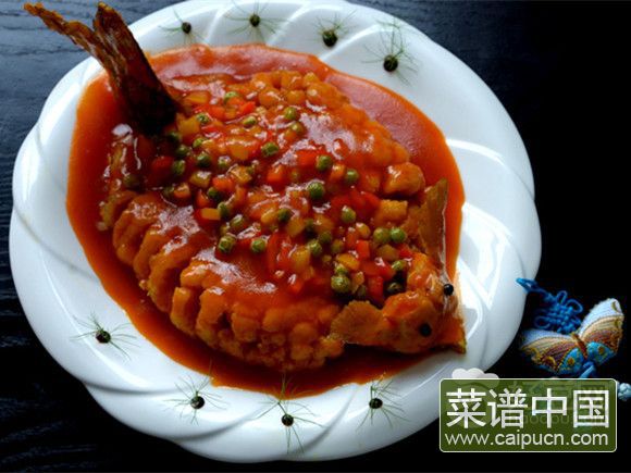 糖醋浇汁鱼