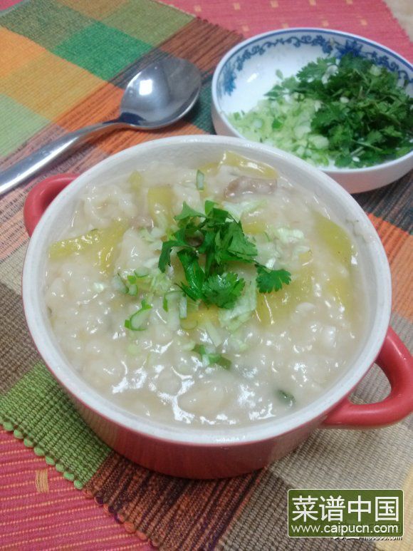 北瓜肉丝面疙瘩汤