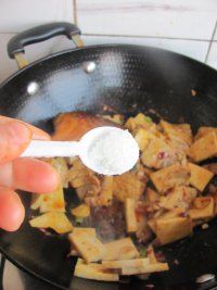 干锅千叶豆腐的做法步骤9