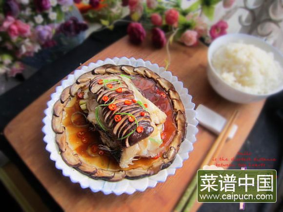香菇蒸鳕鱼