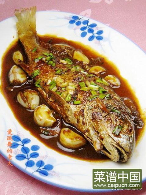 蒜子烧黄鱼