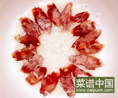 微波炉腊肠饭