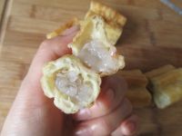 菠萝油条虾的做法步骤5