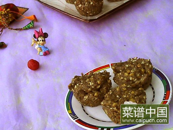 酒糟亚麻荞麦发糕